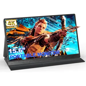 15.6 inç usb tipi c led ekran monitör pc bilgisayar monitörü taşınabilirlik 4k oyun laptop için masaüstü monitör duvar montaj
