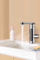 SS matériel eau chaude et froide double usage sans réservoir 3s robinet de chauffage robinet chauffe-eau électrique instantané