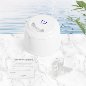 Bulk Order 200ml Retainer Ultrasonic Cleaner ODM 580pro Small UV Ultrasonic <b>Denture</b> Cleaner for Aligner Mouthground Brace - Product Image 4