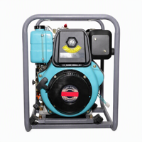 Pompe à eau portable agricole OEM VISION DHP80 3 pouces en fonte, centrifuge, diesel, haute pression, haut débit, pour l'irrigation