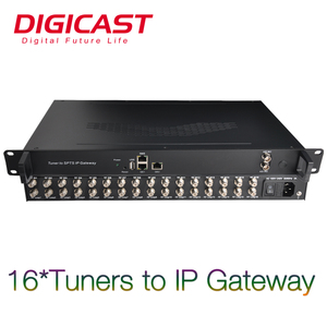 DMB-9016B 16 canales DVB-S2 a Gateway IP HD <span class=keywords><strong>4K</strong></span> TV receptor de satélite Radio Hotel sistema - Product Image 4