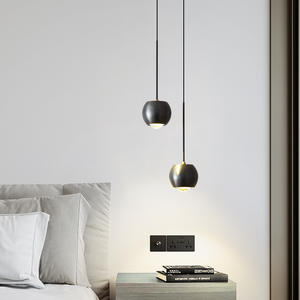 Lámpara Colgante LED Nórdica Minimalista Moderna de Cobre con Altura Ajustable para Cocina, Dormitorio de Lujo, Lámpara de Noche con Cable Largo - Product Image 6