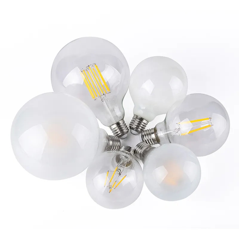 Nieuw Product Helder Glas G95 Globale Lamp E27 12W Led Gloeidraad Lamp