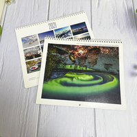 Calendrier mural suspendu personnalisé A4 A3 A2, impression de calendrier mural en spirale, 2026