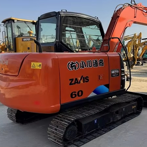 Venta caliente mini excavadora usada de 6 toneladas Hitachi zx60 excavadora de segunda mano en horas de trabajo bajas en buenas condiciones en stock - Product Image 1