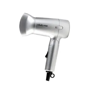 Lightweight Foldable Handle Travel Hair Dryer Concentrator Nozzle Mini Ionizing Dryer Household Use Plastic Material Electric