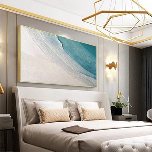 Peinture à l'huile texturée 3D originale sur toile, paysage abstrait fait main, grande taille, moderne, pour usage intérieur - Product Image 1