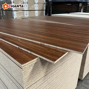 18mm 4x8 MDF With Melamine Film Sheet Melamine Chipboard Laminated MDF Board For Furniture And Kitchen Cabinet