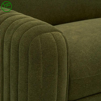 Canapé multifonctionnel moderne avec tissu en velours et rembourrage en éponge, ensemble de meubles pour salon, hôtel