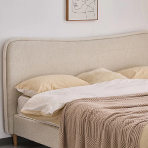 <span class=keywords><strong>Lit</strong></span> double moderne et confortable <span class=keywords><strong>en</strong></span> <span class=keywords><strong>tissu</strong></span> <span class=keywords><strong>de</strong></span> haute qualité 2025 avec tête <span class=keywords><strong>de</strong></span> <span class=keywords><strong>lit</strong></span> incurvée, disponible <span class=keywords><strong>en</strong></span> quatre tailles, cadre <span class=keywords><strong>en</strong></span> bois - Product Image 4