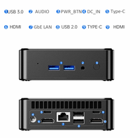 Nuevo Mini PC para Juegos Intel NUC N150, SSD, LAN Gigabit, Doble HD/Tipo-C, M.2 NVME, DDR4, USB 3.0, Enchufe EU/US/UK/JP