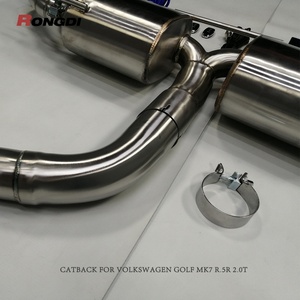 ท่อไอเสียแคทแบ็กสแตนเลสสมรรถนะสูงสำหรับรถยนต์ VW GOLF 7/7.5 MK7/MK7.5 GTI 2.0T ปี 2014-2020 - Product Image 3