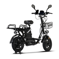 Bicicleta Eléctrica de Carga Antideslizante, Superventas en Rusia, Recargable, para Reparto, Bici Eléctrica Híbrida