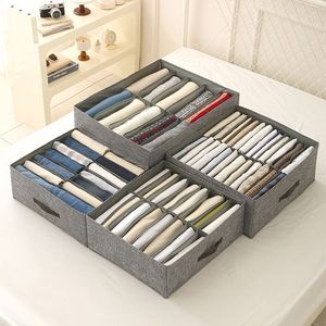 Closet Organizers and <b>Storage</b> <b>Box</b> Wardrobe Clothes Organizer for Pants Jeans T-shirt Drawer Organizer for Clothing - Product Image 1