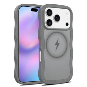 Coque de téléphone <span class=keywords><strong>portable</strong></span> de luxe personnalisée en gros, magnétique, antidérapante, <span class=keywords><strong>anti</strong></span>-chute, compatible avec la charge rapide pour iPhone 17 Pro Max, coque arrière - Product Image 2