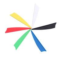 Plumes de flèches SPG pour tir à l'arc, pour arc à poulies, ailettes de 2 pouces, colorées, en carbone et fibre de verre, accessoires pour flèches