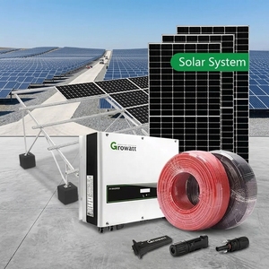 ปรับแต่งระบบพลังงานแสงอาทิตย์แบบเชื่อมต่อกับระบบไฟฟ้า 380v 480w 80kw 100kw 150kw 200Kw 300kw 500kw 1000kw 2MW 5MW สำหรับฟาร์มโซลาร์เชิงพาณิชย์ - Product Image 1