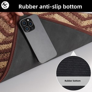 Tapis d'entrée <span class=keywords><strong>intérieur</strong></span> personnalisé OEM, antidérapant, anti-salissures, robuste, à motif chevron, pour l'entrée de la maison - Product Image 2