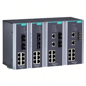 Switch Gestionado para Riel DIN Moxa PT-508-MM-SC-HV para Redes Industriales y Empresariales - Product Image 2