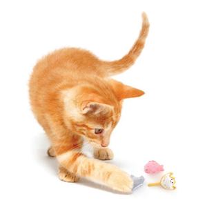 ของเล่นแมวแบบใหม่น่ารัก รูปปลาทะเล ทนทานต่อการกัด ของเล่นตุ๊กตาแบบอินเทอร์แอคทีฟสำหรับลูกแมว - Product Image 6