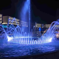 Buen Precio Proyecto de Kuwait Característica del agua Boquillas Fuentes Danzantes Fuente de baile musical Diseño Agua al aire libre Comprar fuentes