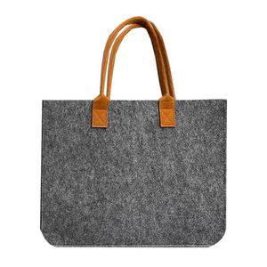 Bolsa de Compras Personalizada de Fieltro Gris, Resistente, Fácil de Transportar, en Varios Colores, 2026, para Publicidad, Venta al Por Mayor - Product Image 2