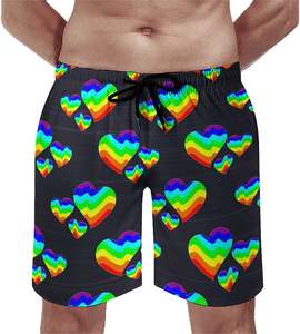 Wholesale Direct Sales Beachwear <strong>Board</strong> <strong>Shorts</strong> <strong>Men's</strong> Rainbow <strong>Gay</strong> Lgbt Pride Swim Trunks Drop Shipping Athletic Gym <strong>Shorts</strong> 2026 - Product Image 3