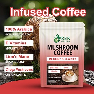 Café de Champiñones Oem Lion's Mane, Apoya la Inmunidad Saludable, Café Tostado con Champiñones Infundidos con Vitaminas B, Suplemento en Polvo - Product Image 6