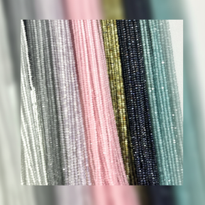 สินค้ามาใหม่ต่างหูลูกปัดหินหลากสีขนาด3-9มม. เครื่องประดับแฟชั่นปีใหม่สำหรับของขวัญแต่งงาน - Product Image 1