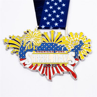 Fabricant professionnel de médailles, logo personnalisé, taille personnalisée, médaille en alliage de zinc/fer/cuivre, émail doux, médaille souvenir personnalisée