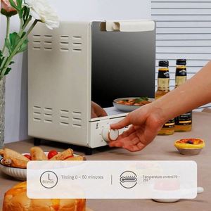 Four grille-pain mini 15L, 3 positions de cuisson, multifonctionnel, anti-explosion, commande mécanique, 2000W, usage commercial et hôtelier - Product Image 5