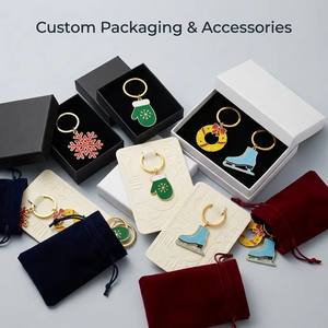 Llaveros Metálicos Personalizados de Diseño, Regalos Promocionales Empresariales de Esmalte Suave, Recuerdos, Llaveros de Lujo - Product Image 4