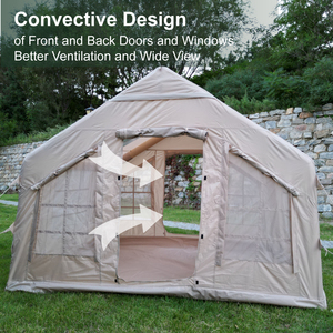Tente gonflable pour le camping familial en plein air, <span class=keywords><strong>grande</strong></span> capacité, tente pneumatique - Product Image 4