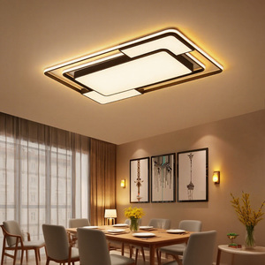 JACKSUN lampu plafon LED, lampu plafon akrilik kotak untuk ruang tamu, ruang makan, kamar tidur, apartemen - Product Image 4