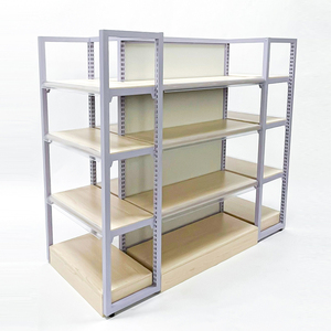 Estantes de Exhibición para Tiendas, Estantes de Acero y Madera para Supermercados, Estantes Metálicos Ligeros para Exhibir Productos - Product Image 2