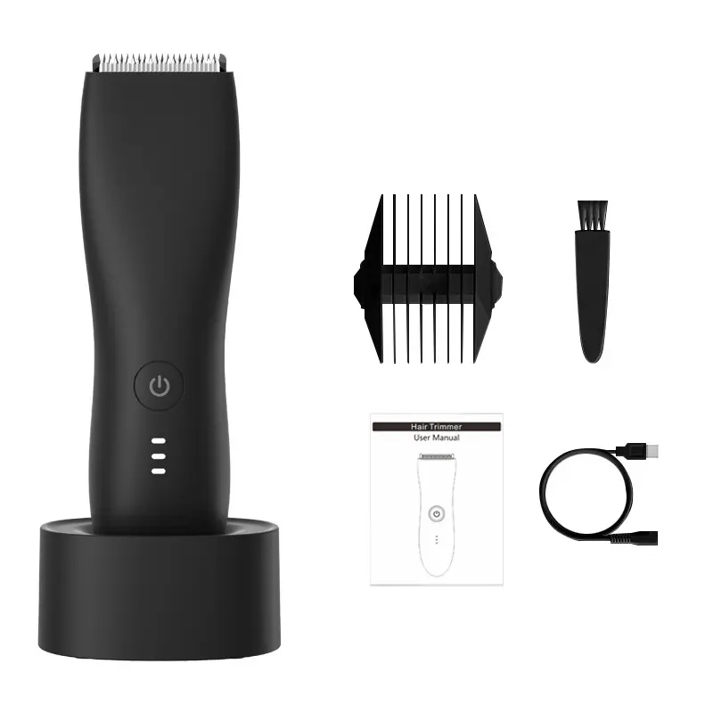 Impermeabile elettrico ricaricabile per capelli per gli uomini Cordless inguine rasoio corpo toelettatura uomo palla professionale tagliacapelli