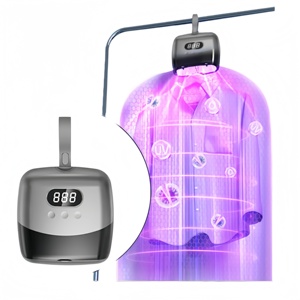 Mini-séchoir automatique intelligent avec chauffage PTC et air chaud à 360° - Élimine les germes, réduit les plis, gain de place pour la maison, la voiture et les camping-cars - Product Image 1