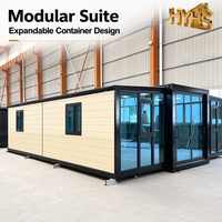 Pavillon de luxe préfabriqué avec toit à double aile de 20 pieds, certifié SAA (norme australienne), étanche, pour bureau ou école