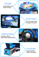 Dernier modèle de borne d'arcade de course automobile Outrun, simulateur de conduite à monnayeur