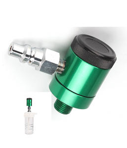 0-15LPM 壁掛け式クリック式酸素流量計（DIN規格、医療用酸素呼吸用） - Product Image 1