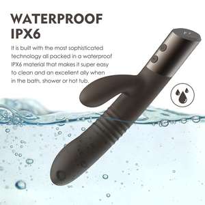 खरगोश डिल्डो वाइब्रेटर जी स्पॉट वाइडर वाइब्रेटर इलेक्ट्रिक सेक्स टॉय - Product Image 6