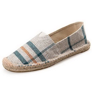<span class=keywords><strong>Espadrillas</strong></span> in tela di cotone stampate personalizzate all'ingrosso da donna piatte - Product Image 6