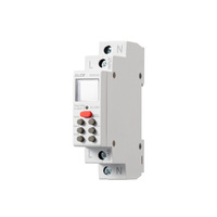 Interruptor Temporizador Digital para Riel DIN EAST KG818J, Alimentado por Enchufe, AC220V 30A, 168 Horas, Programable Semanalmente, Inteligente, 50/60Hz, IP21