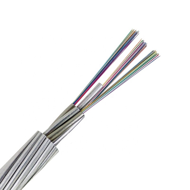 Feiboer High Quality 110kv 220kv Outdoor Optical Fiber Cable 4/24/48 Core G655 OPGW China