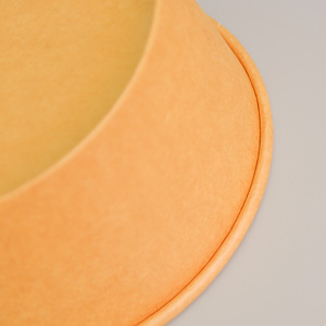 Bol à salade en papier kraft compostable écologique, récipient alimentaire jetable anti-fuite pour salade et soupe avec personnalisation - Product Image 6