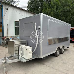 Camions à café 2025, chariot de nourriture, remorque de nourriture, chariot de nourriture en bois à vendre, remorque de restauration rapide avec CE - Product Image 1