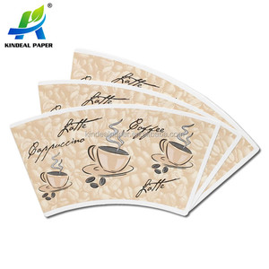 Cà phê carton cup người hâm mộ phân hủy sinh học giấy <span class=keywords><strong>PE</strong></span> nước giải khát in offset trái phiếu giấy gỗ bột giấy Trinh Nữ lên đến 6 màu sắc <span class=keywords><strong>1</strong></span> tấn - Product Image 1