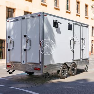 Construction de toilettes sur mesure pour chantier, camping, salle de bain et douche portables, toilettes mobiles sur remorque - Product Image 3