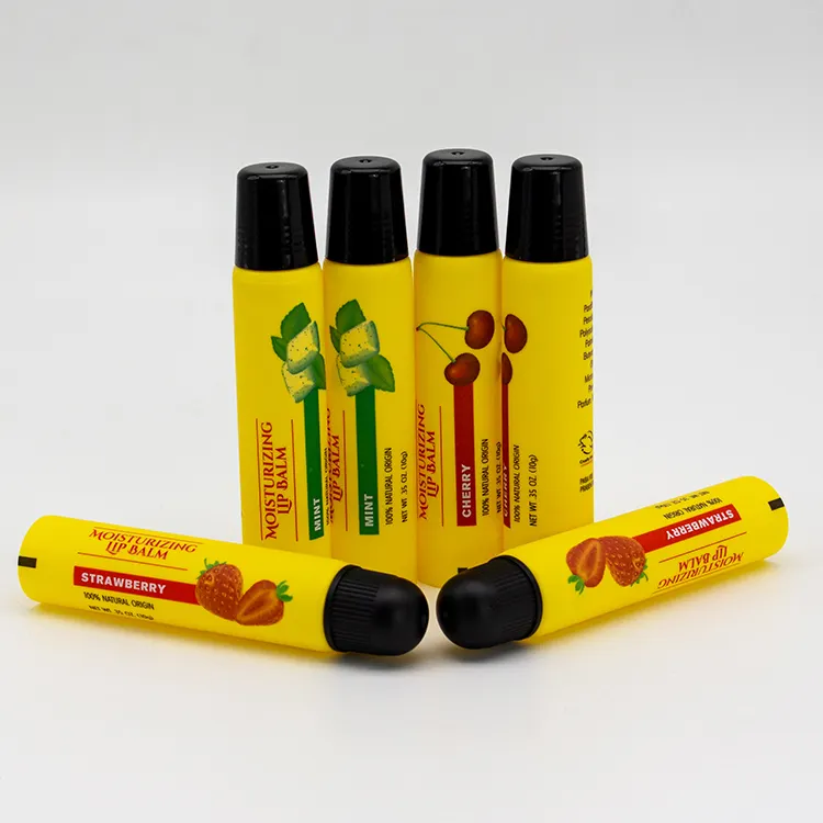 Imballaggio cosmetico vuoto personalizzato riciclabile biodegradabile tubo per balsamo per le labbra con contenitore per rossetto in bambù ecologico