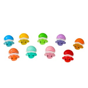 Adornos de Resina 3D de Tortuga de Dibujos Animados, Decoración de Animales en Miniatura para el Hogar, Colores Aleatorios - Product Image 1